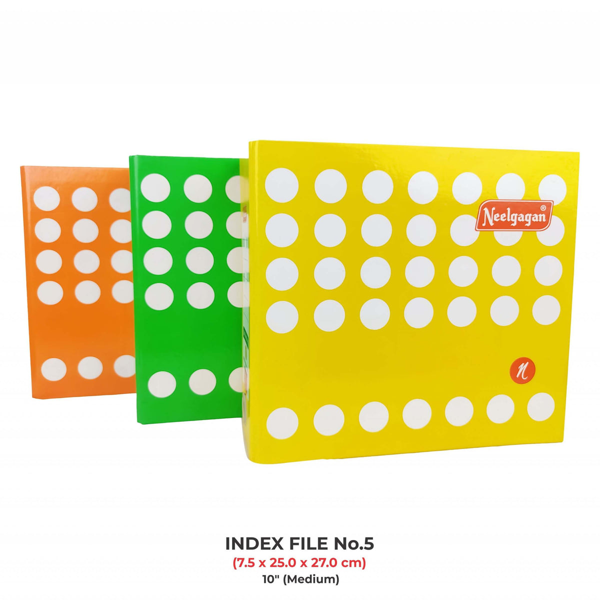 Index File (Printed) (Lever Arch - Box File) No.5 (10 inch - Medium)