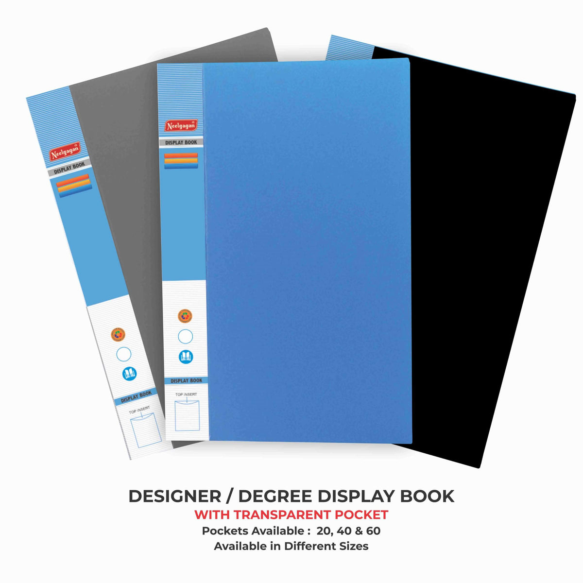 Display Book F/S - Premium (Suitable for storing larger documents) - Size: 24.0cm x 35.0cm
