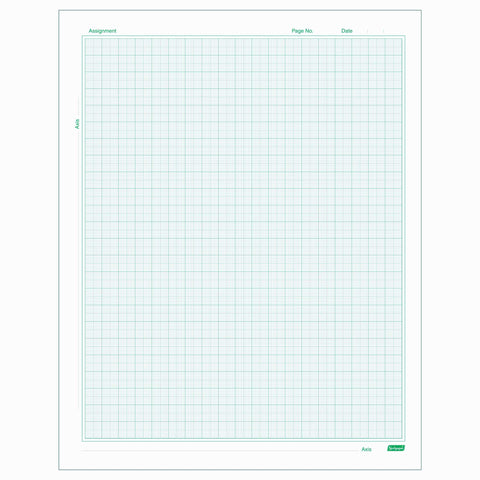 Graph Pad A4 (CM) -  25 Sheets, (21cm X 29.7cm)