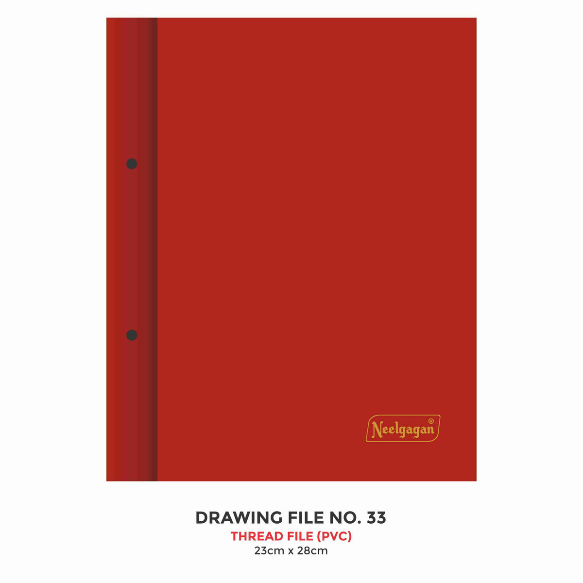 Drawing File No.33, (23cm X 28cm), (Thread File) PVC Cover
