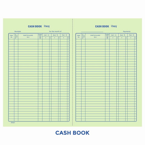 Account Books, Cash Book/ Ledger Etc., R/B, Register Size (21.0cm x 33.0cm) 17x27
