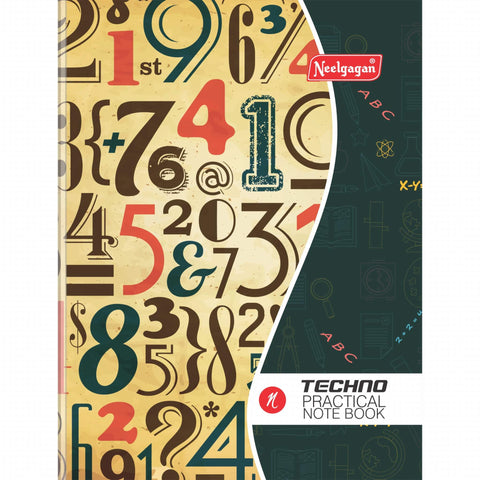 Techno Practical Notebook, (21.50cm X 26.50cm) (Hardbound)