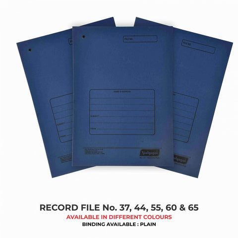 Record file - No.37, No.44, No.55, No.60, No.65