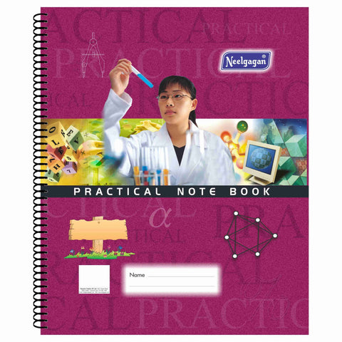 Practical Notebook, (21.5cm X 26.5cm)  Spiral Bound