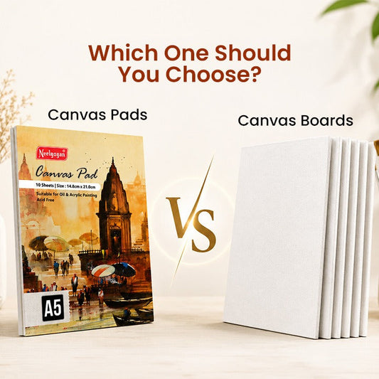 Canvas Pads vs Canvas Boards: Which One Should You Choose?