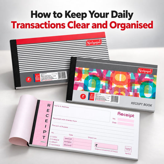 Cash Receipt Book: How to Keep Your Daily Transactions Clear and Organised