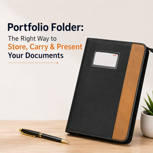 Portfolio Folder The Right Way to Store, Carry & Present Your Documents