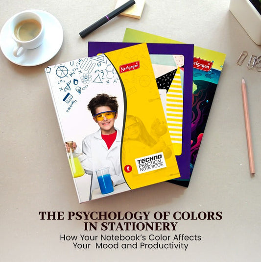 The Psychology of Colors in Stationery: How Your Notebook’s Color Affects Your Mood and Productivity