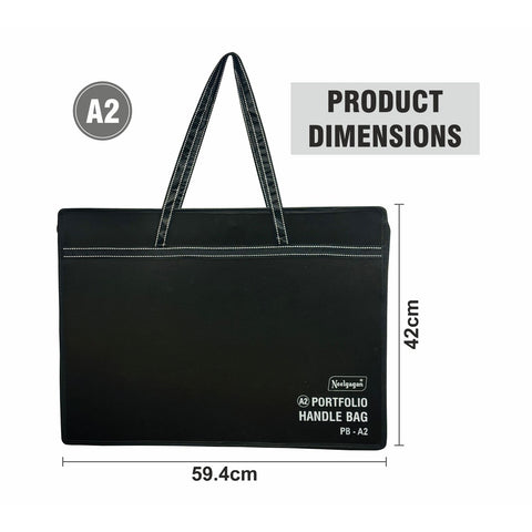Portfolio Handle Bag A3 / A2 Black Color