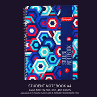 Student Notebook A4 - Spiral Bound (21cm X 29.7cm)
