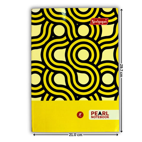 Pearl Notebook A4, Register, (21cm X 29.7cm) Softcover