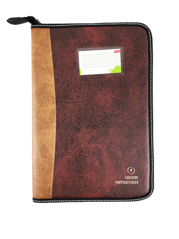 CB - 860 (Chain bag) Executive Portfolio Folder - with 10,20,30 Or 40  Pockets (Leaves) - (Size : 38cm x 26.5cm)