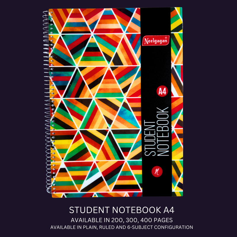 Student Notebook A4 - Spiral Bound (21cm X 29.7cm)