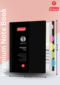 Premium Notebook No.02, Five Subject,  300 Pages, (19.2cm x 22.2cm)
