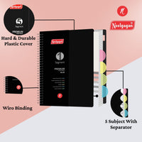 Premium Notebook No.02, Five Subject,  300 Pages, (19.2cm x 22.2cm)