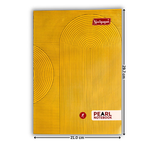 Pearl Notebook A4, Register, (21cm X 29.7cm) Softcover