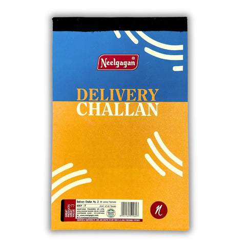 Delivery Challan, No.1 Small & No.2  Big / Triplicate With Carbon