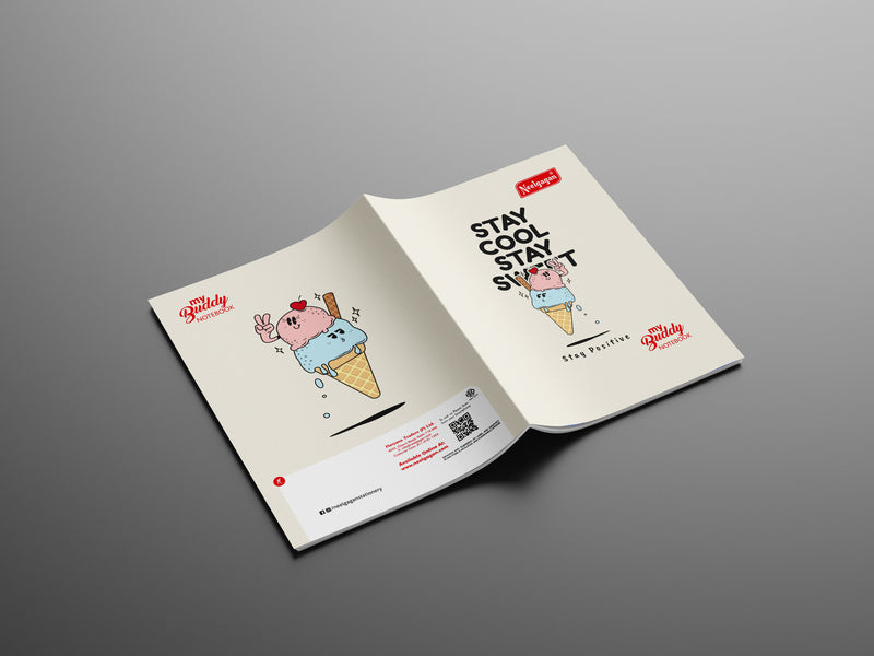 My Buddy Notebook, Copy Size (18cm X 24cm) Softcover