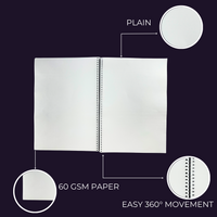 Student Notebook A4 - Spiral Bound (21cm X 29.7cm)