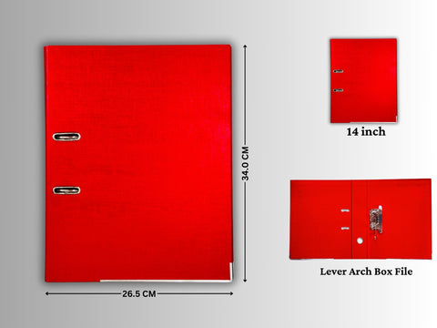 Index File (Plastic with Kangaroo Machine) (Lever Arch - Box File) No.90 (14 inch)