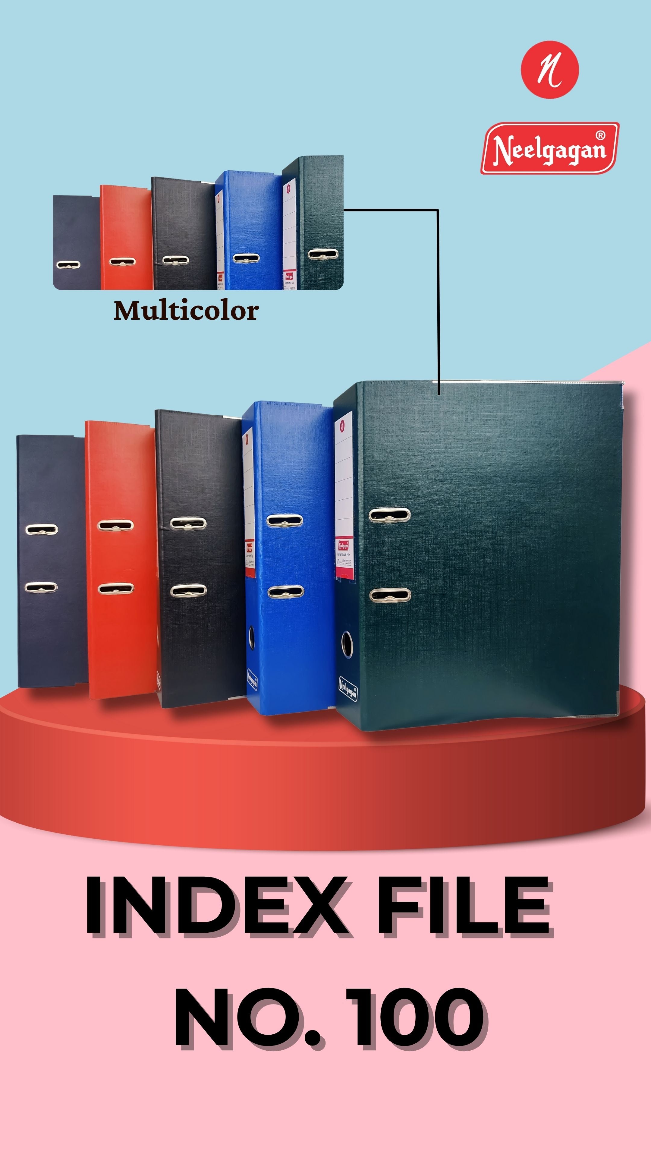 Index File (Plastic with Kangaroo Machine) (Lever Arch - Box File) No ...