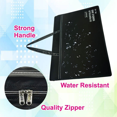 Portfolio Handle Bag A3 / A2 Black Color