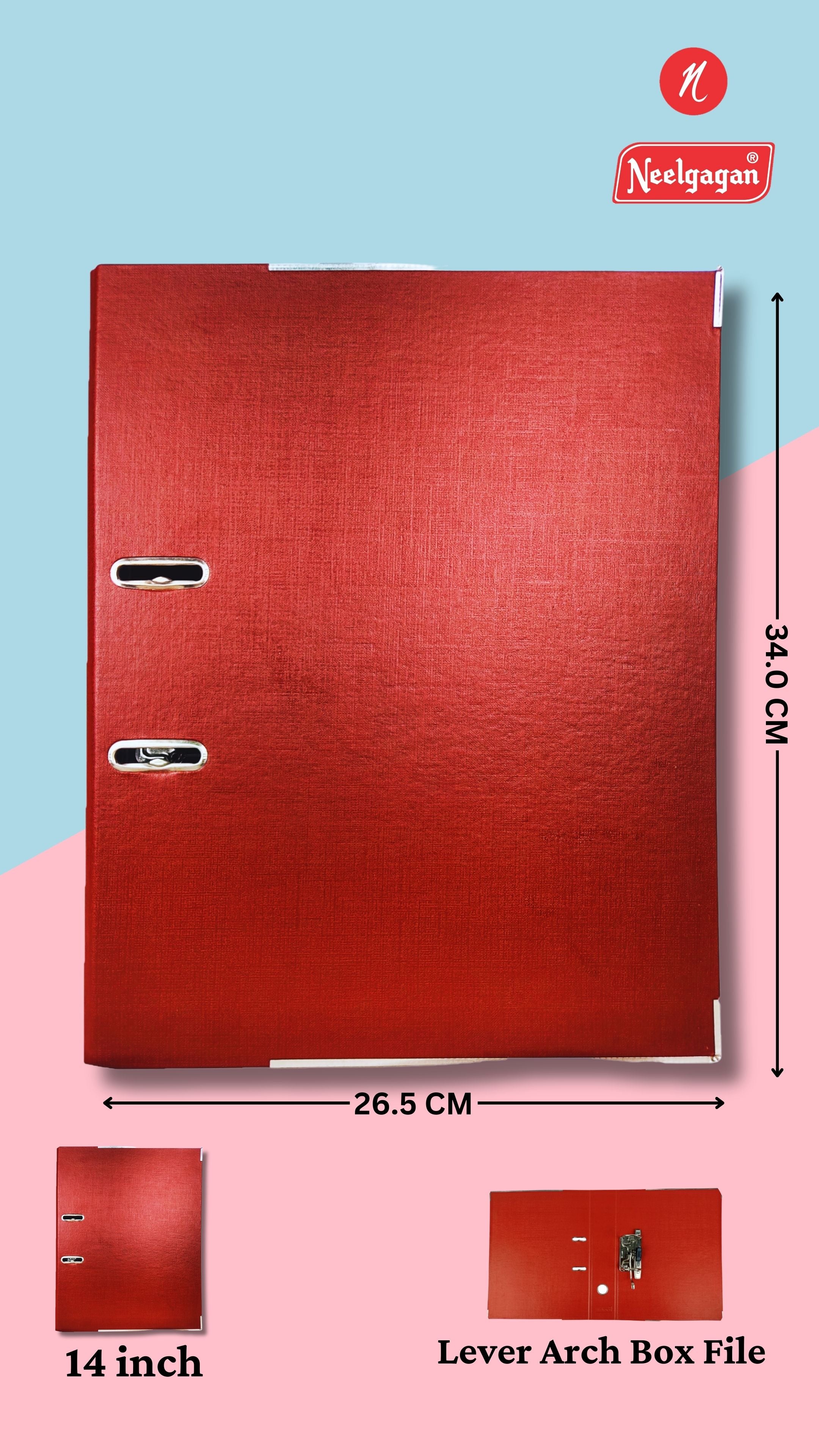 Index File (Plastic with Kangaroo Machine) (Lever Arch - Box File) No ...