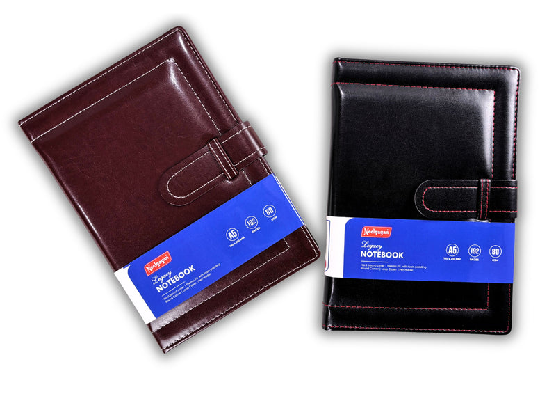 Legacy Notebook – A5 Round Corner With Foam Padding 192 Page.