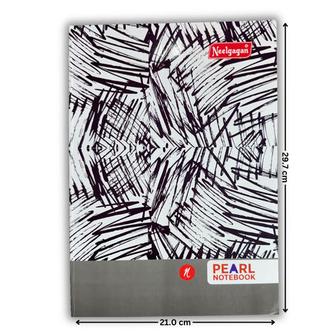 Pearl Notebook A4, Register, (21cm X 29.7cm) Softcover