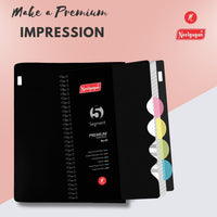 Premium Notebook No.03, Five Subject,  300 Pages, (21.7cm x 28.2cm)