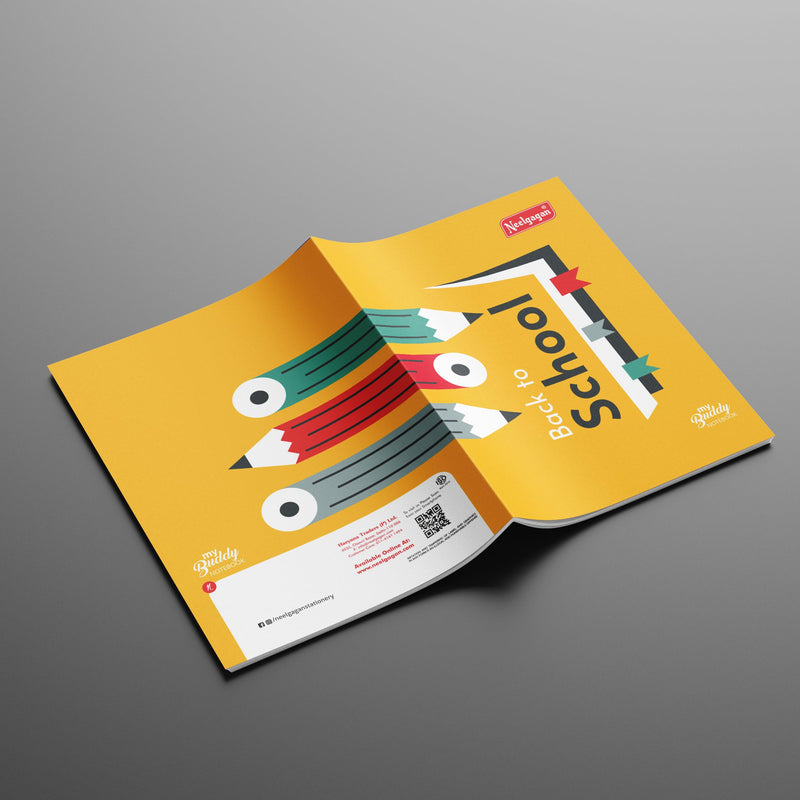 My Buddy Notebook, Copy Size (18cm X 24cm) Softcover