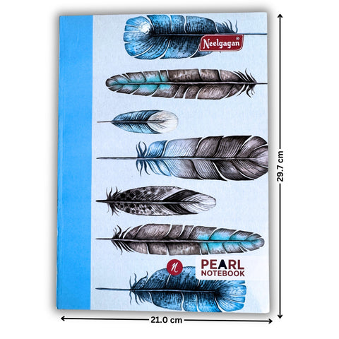 Pearl Notebook A4, Register, (21cm X 29.7cm) Softcover