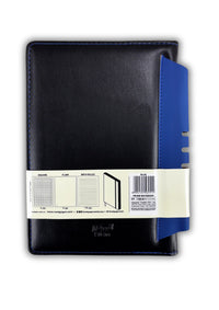 Prism Notebook – A5 Leatherite Material Round Corner with Pen Holder , 192 Pages