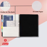 Premium Notebook No.01, Five Subject,  300 Pages, (14cm x 22cm)
