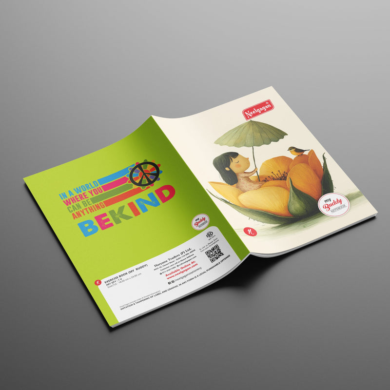 My Buddy Notebook, Copy Size (18cm X 24cm) Softcover