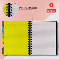 Premium Notebook B5, Five Subject, 300 Pages, (18.5cm x 25.0cm)