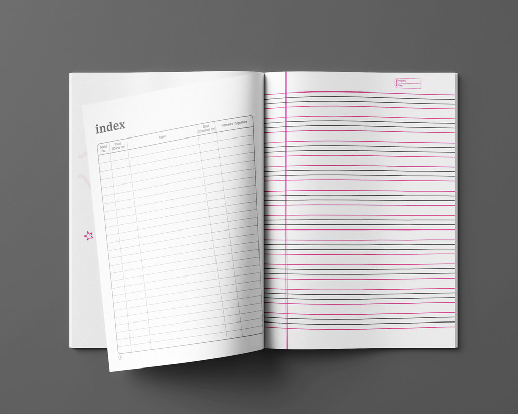 Vista Notebook, Register (17cm X 27cm) Softcover