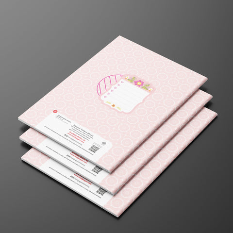 Scrap Notebook A4 Coloured Pages (21cm X 29.7cm) Softcover