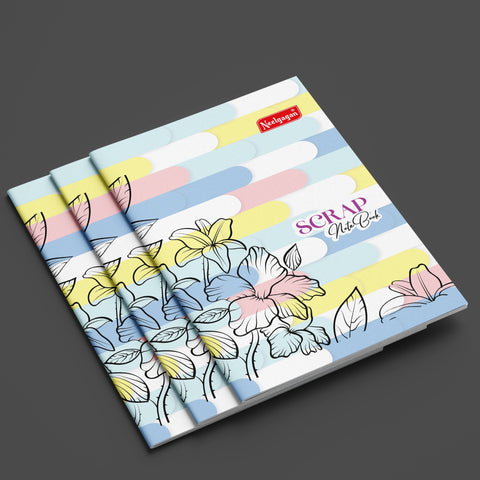 Scrap Notebook A4 Coloured Pages (21cm X 29.7cm) Softcover