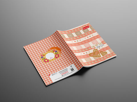 Scrap Notebook A4 Coloured Pages (21cm X 29.7cm) Softcover