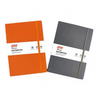 Blend Notebook – A5 Semi Flexi Cover Buckram Material Round Corner with Elastic Band 200 Page.