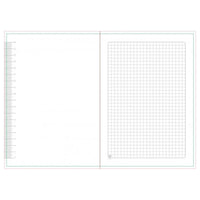 Blend Notebook – A5 Semi Flexi Cover Buckram Material Round Corner with Elastic Band 200 Page.