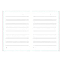 Blend Notebook – A5 Semi Flexi Cover Buckram Material Round Corner with Elastic Band 200 Page.