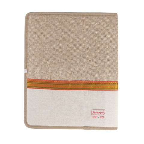 CBF - 920 Jute Conference Folder (15 Sheet Pad Inside) Suitable For A4