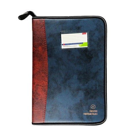 CB - 850 (Dual tone Chain bag) Executive Portfolio Folder - with 20 Pockets (Leaves) - (Size : 38cm x 26.5cm)