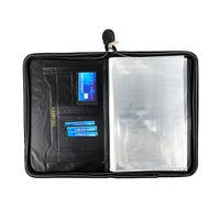 CB - 850 (Dual tone Chain bag) Executive Portfolio Folder - with 10,20,30 Or 40 Pockets (Leaves) - (Size : 38cm x 26.5cm)