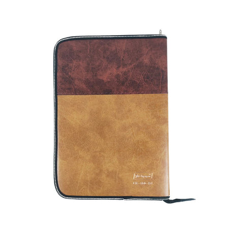 CB - 860 (Chain bag) Executive Portfolio Folder - with 20 Pockets (Leaves) - (Size : 38cm x 26.5cm)