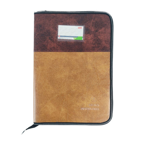 CB - 860 (Chain bag) Executive Portfolio Folder - with 20 Pockets (Leaves) - (Size : 38cm x 26.5cm)