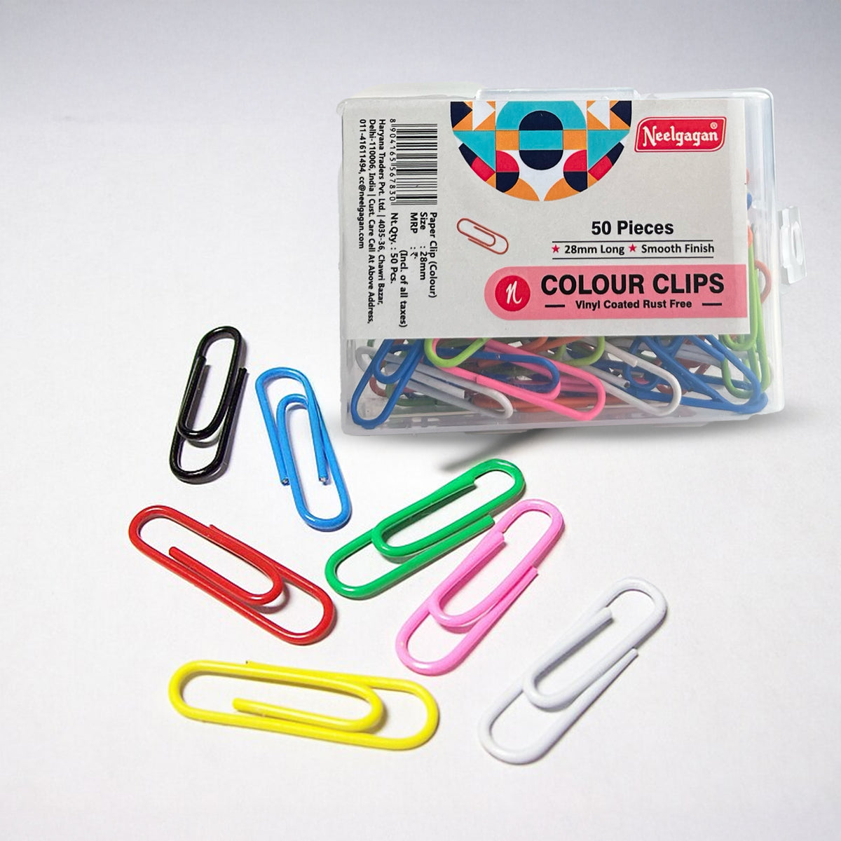 Neelgagan Colour U-Clips – 50 pcs