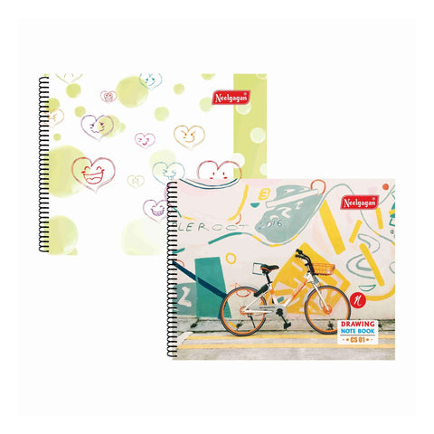 Crafty Drawing Book CS 01 (26.5cm X 21.5cm) Spiral Bound (Suitable for Drawing & Sketching)